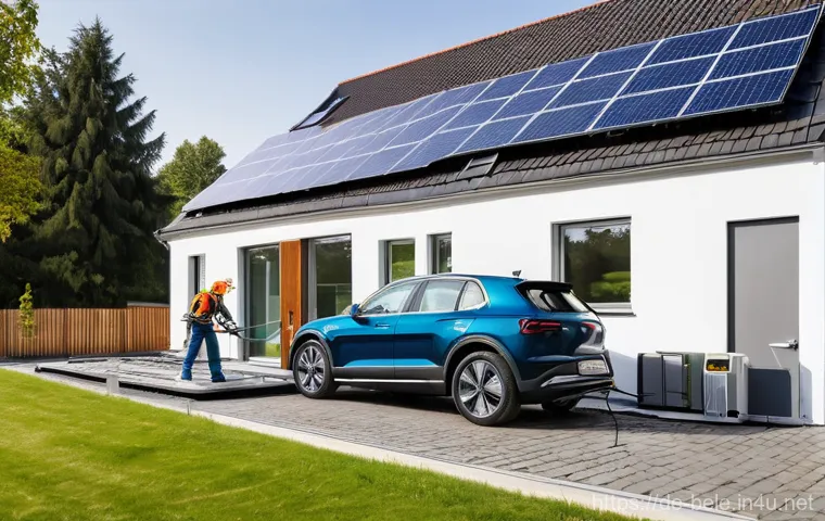 건축전기설비기사 전문서적 필독 리스트 - **Prompt:** Inside a beautifully designed, modern German smart home, a skilled electrician (male or ... 건축전기설비기사 전문서적 필독 리스트 - **Prompt:** Inside a beautifully designed, modern German smart home, a skilled electrician (male or ...