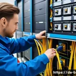 Home 21 건축전기설비기사 실무에서 흔히 겪는 문제 - A detailed, high-tech electrical engineering workspace showing an engineer in professional workwear ...