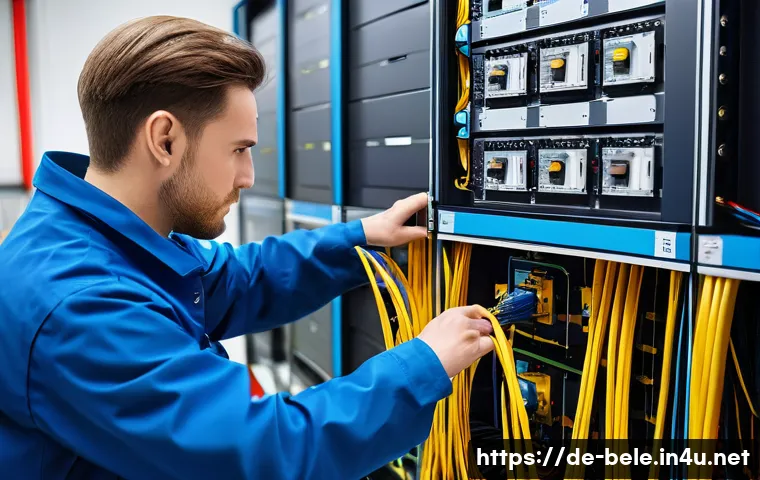 건축전기설비기사 실무에서 흔히 겪는 문제 - A detailed, high-tech electrical engineering workspace showing an engineer in professional workwear ...
